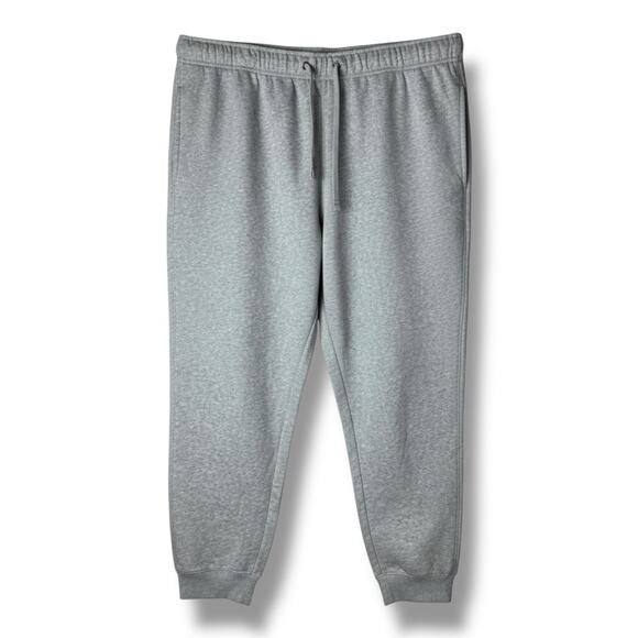 Men's Big & Tall Fleece Jogger Pants - Goodfellow & Co™ Gray - 3XL - Picture 1 of 2